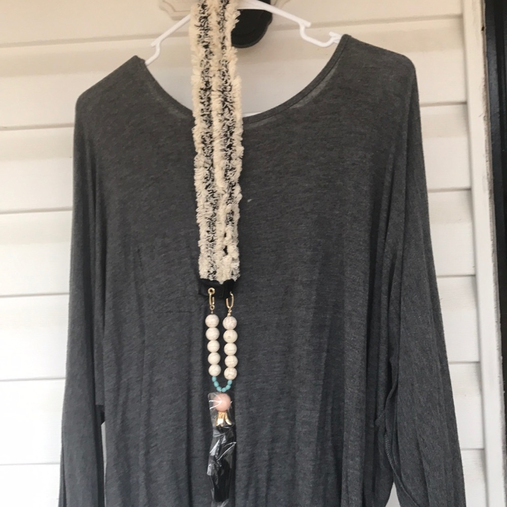 Plunder necklace and earrings